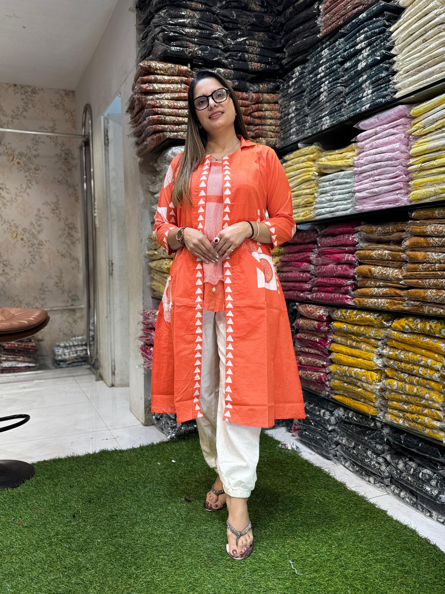 Cotton Orange 3pc Set