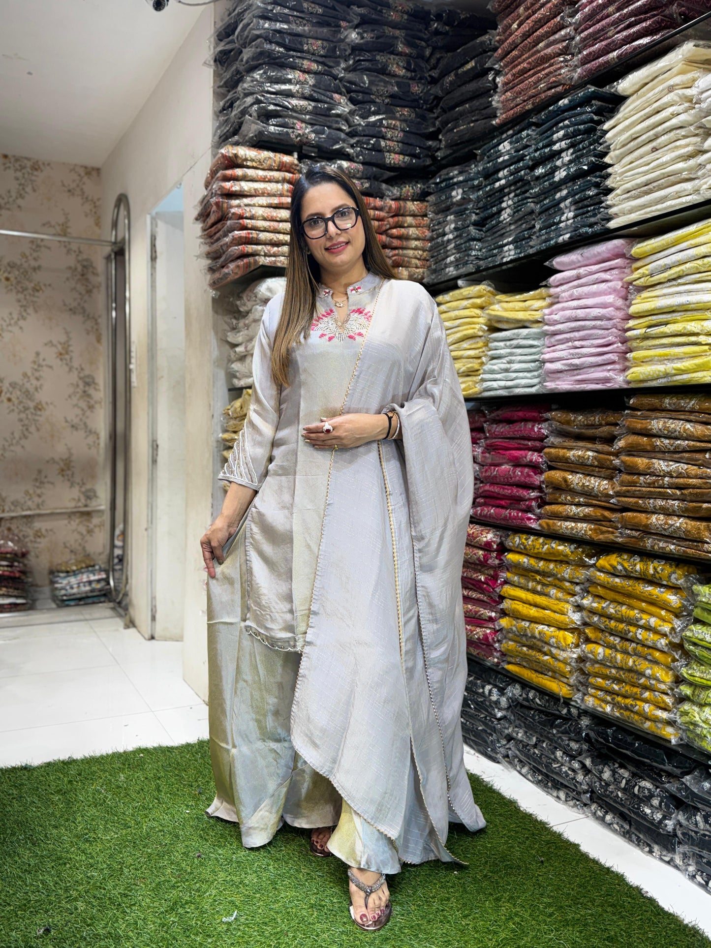 Simmer Tissue Pastle Gray 3pc Set