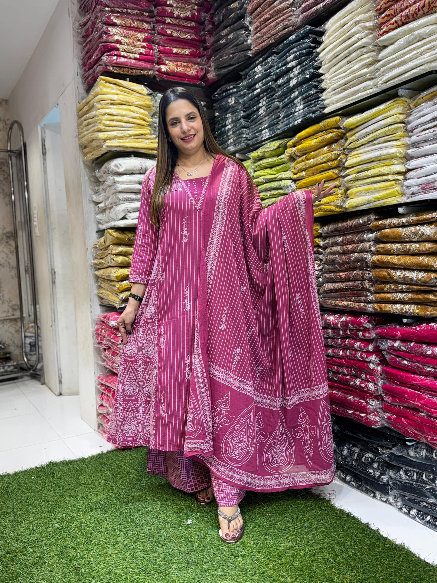 Cotton Onion Pink 3pc Set