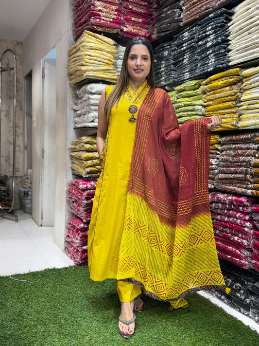 Sluv Cotton Yellow 3pc Set