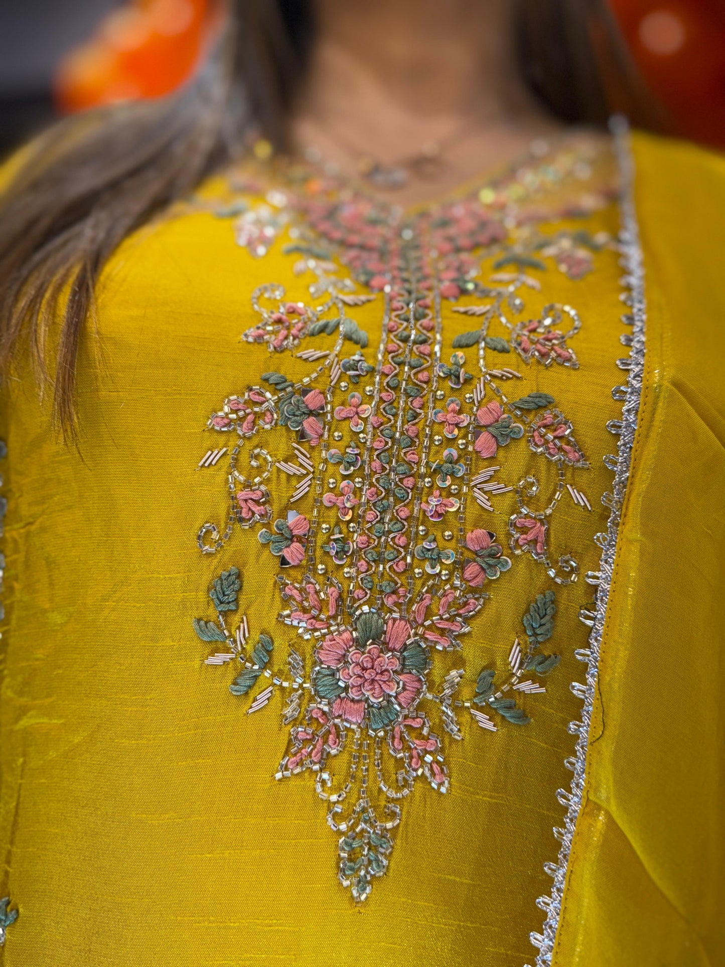 Dola Silk Yellow 3pc Set