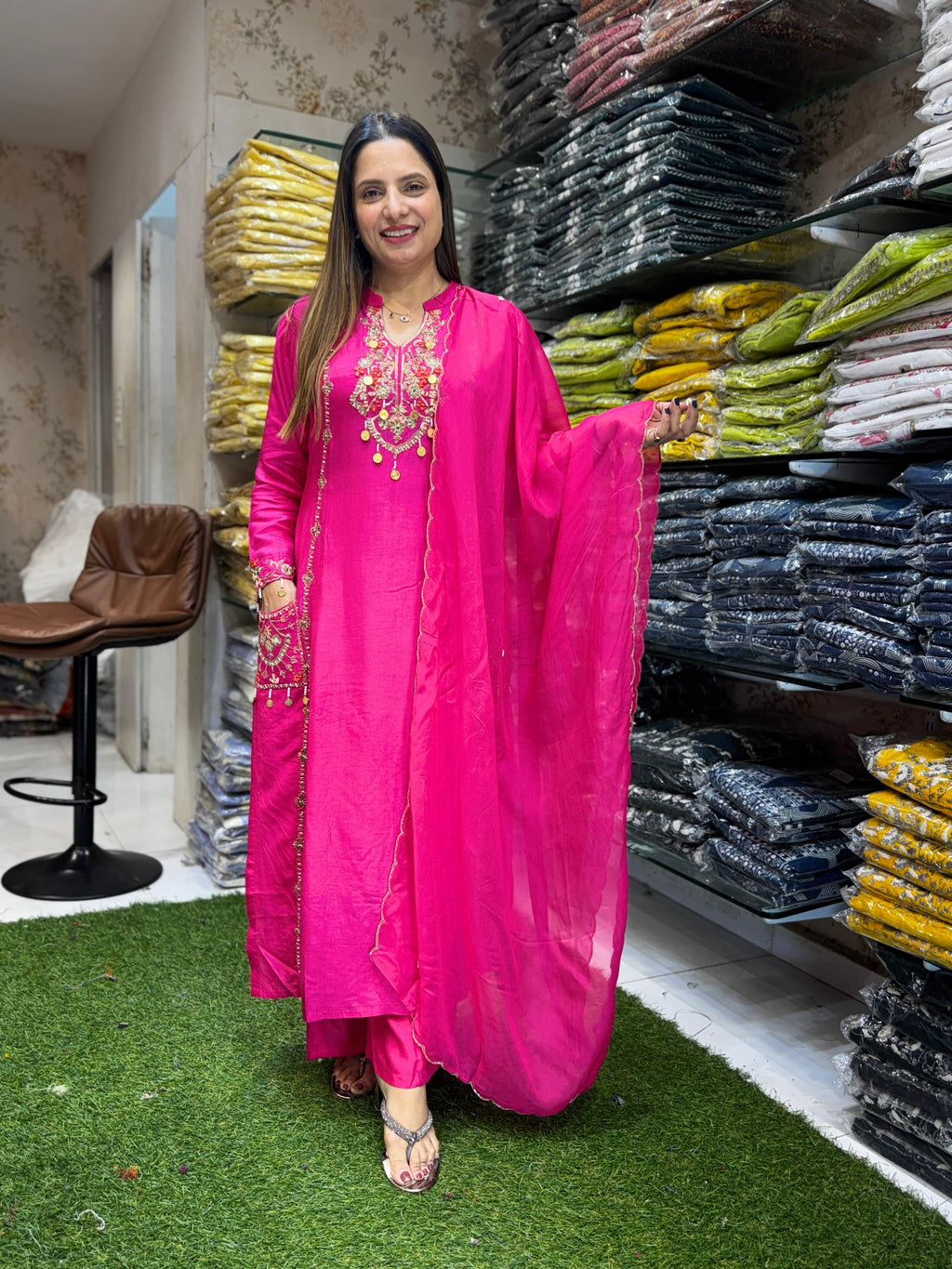 Dola Silk Pink 3pc Set
