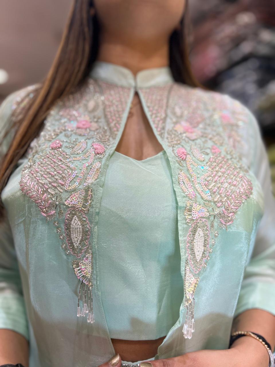 Crep Pastle Sea Green 3pc Set