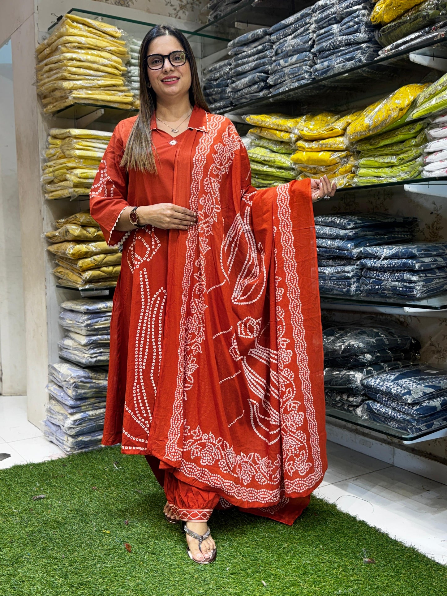 Cotton Orange 3pc Set