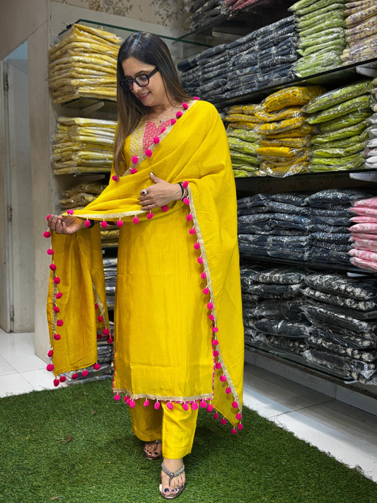 Simmer Tissue Yellow 3pc Set