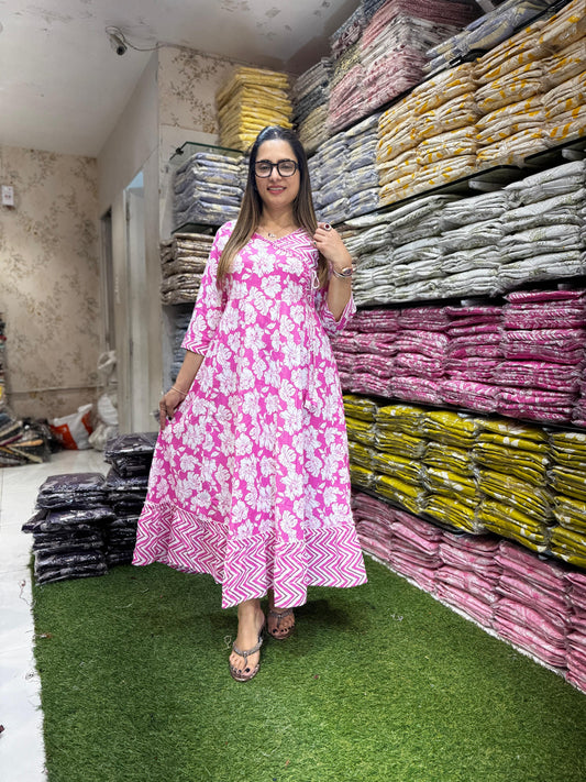 Flex Cotton Pink Midi