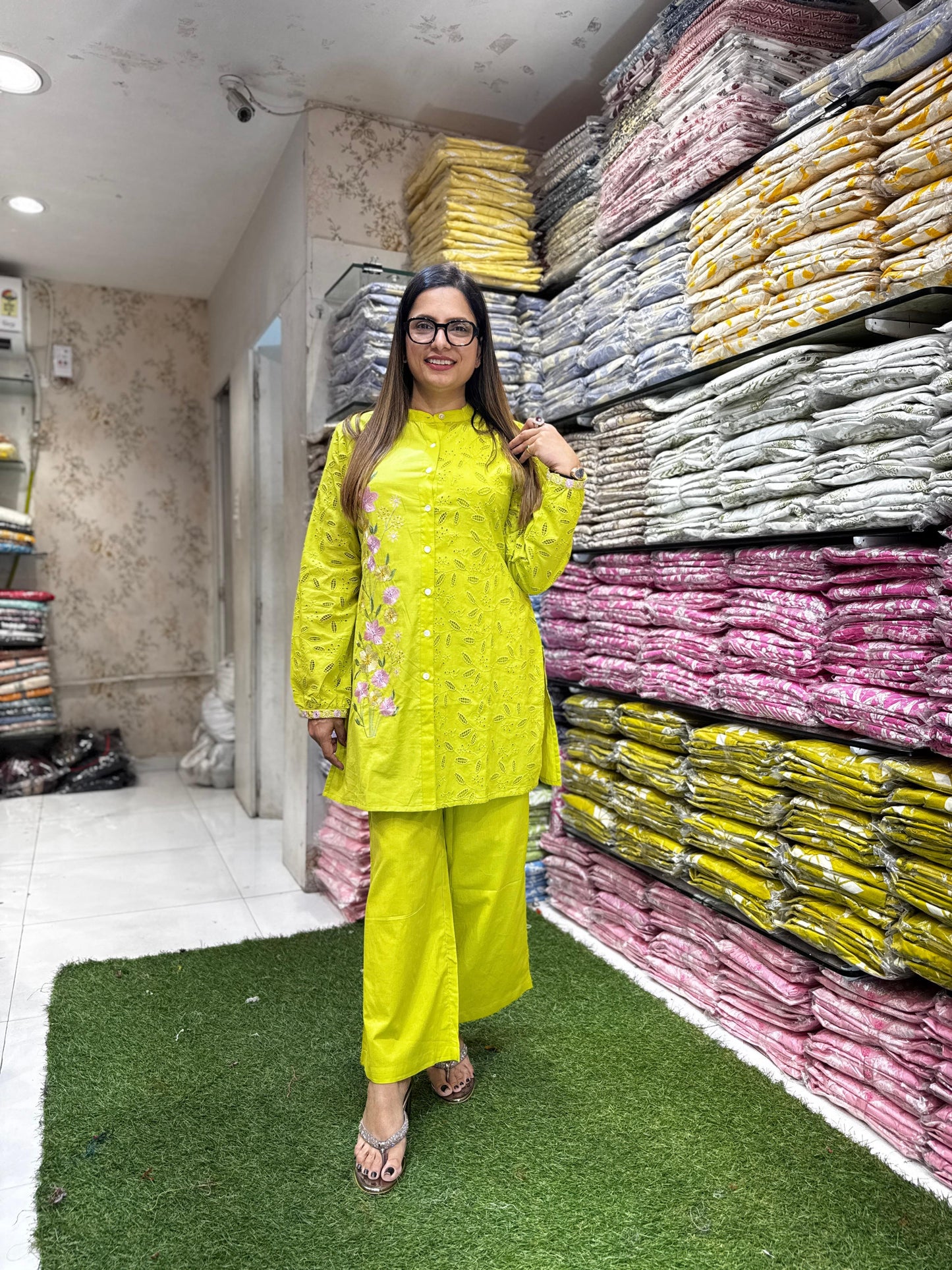 Pure Cotton Green 2pc Set
