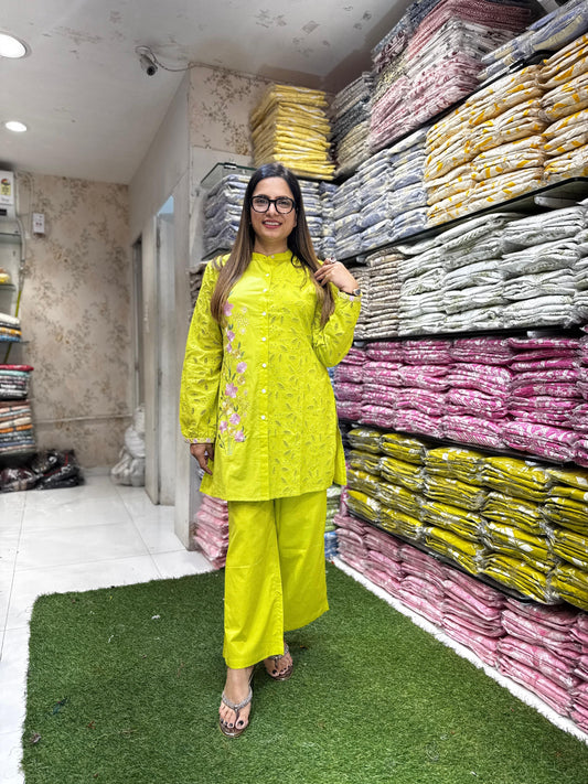 Pure Cotton Green 2pc Set