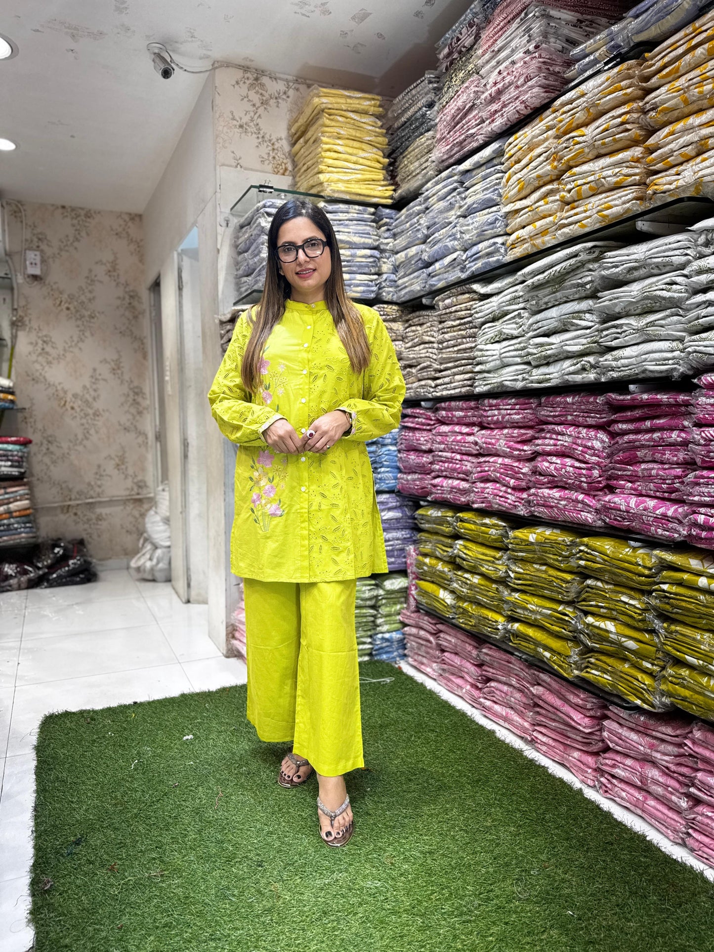 Pure Cotton Green 2pc Set
