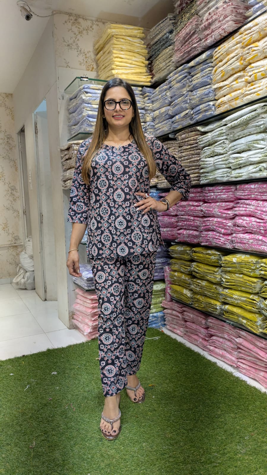 Pure Cotton Black 2pc Set