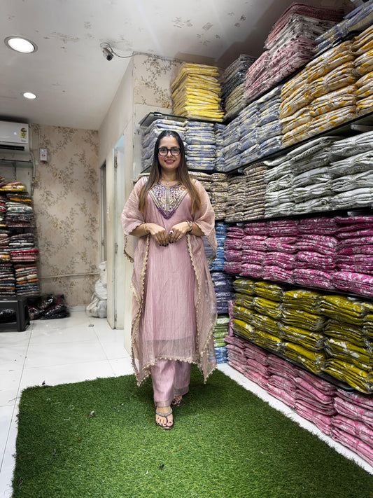 Crush Tissue Purple 2pc Set