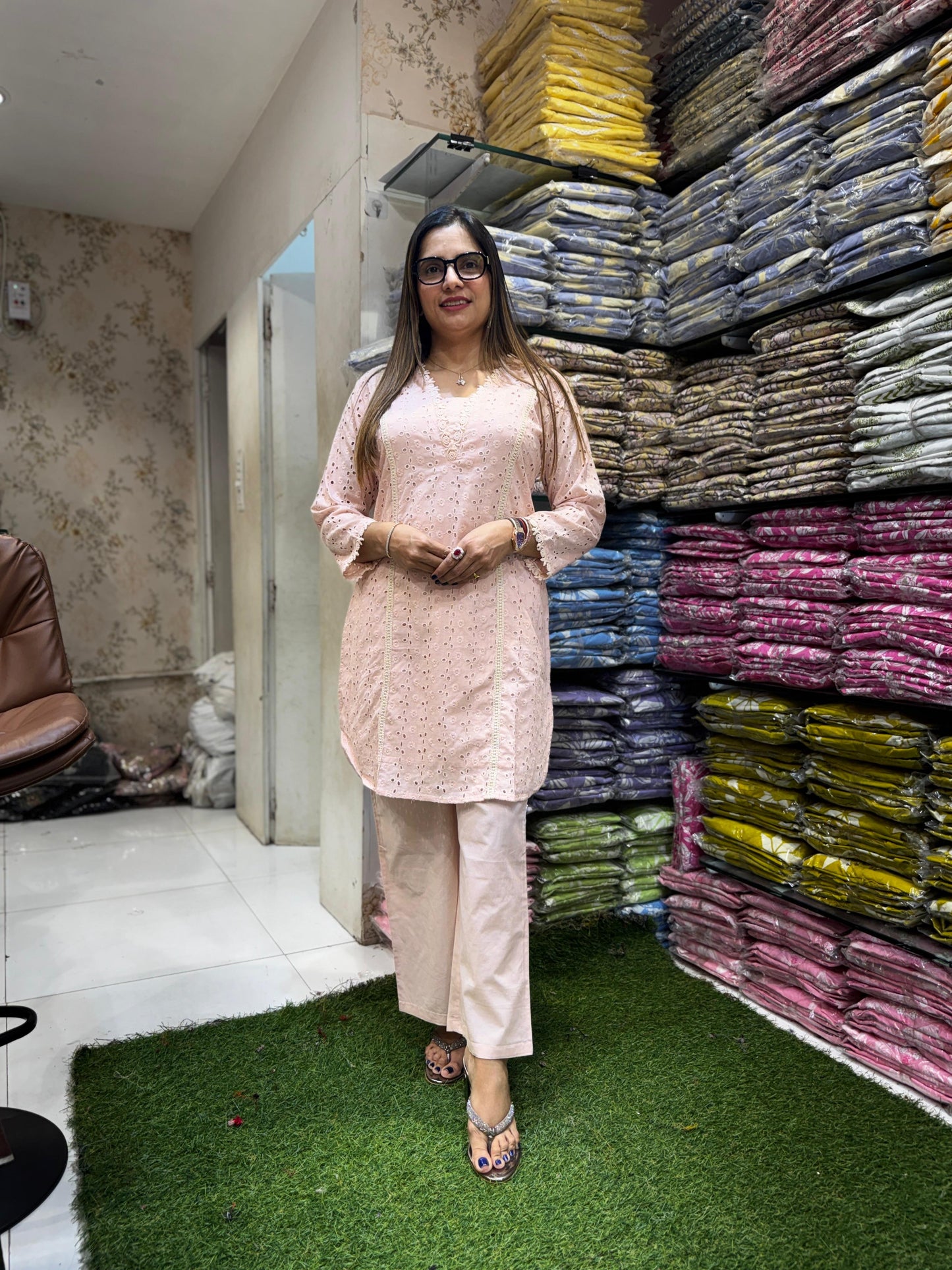 Pure Cotton Baby Pink 2pc Set