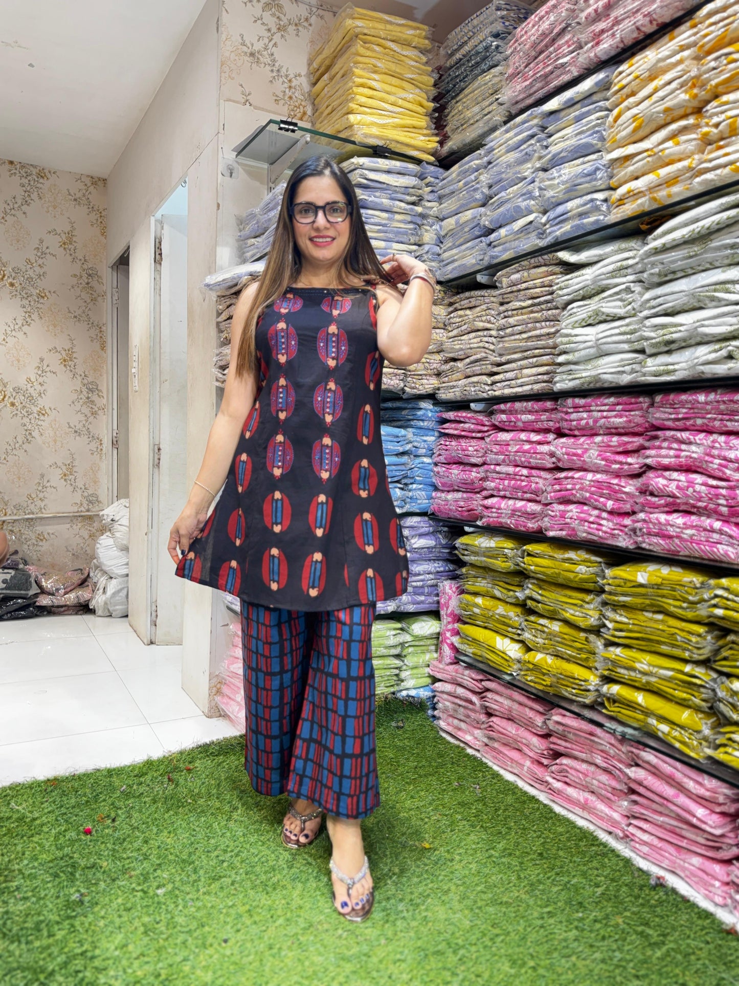 Pure Flex Cotton Black 2pc Set