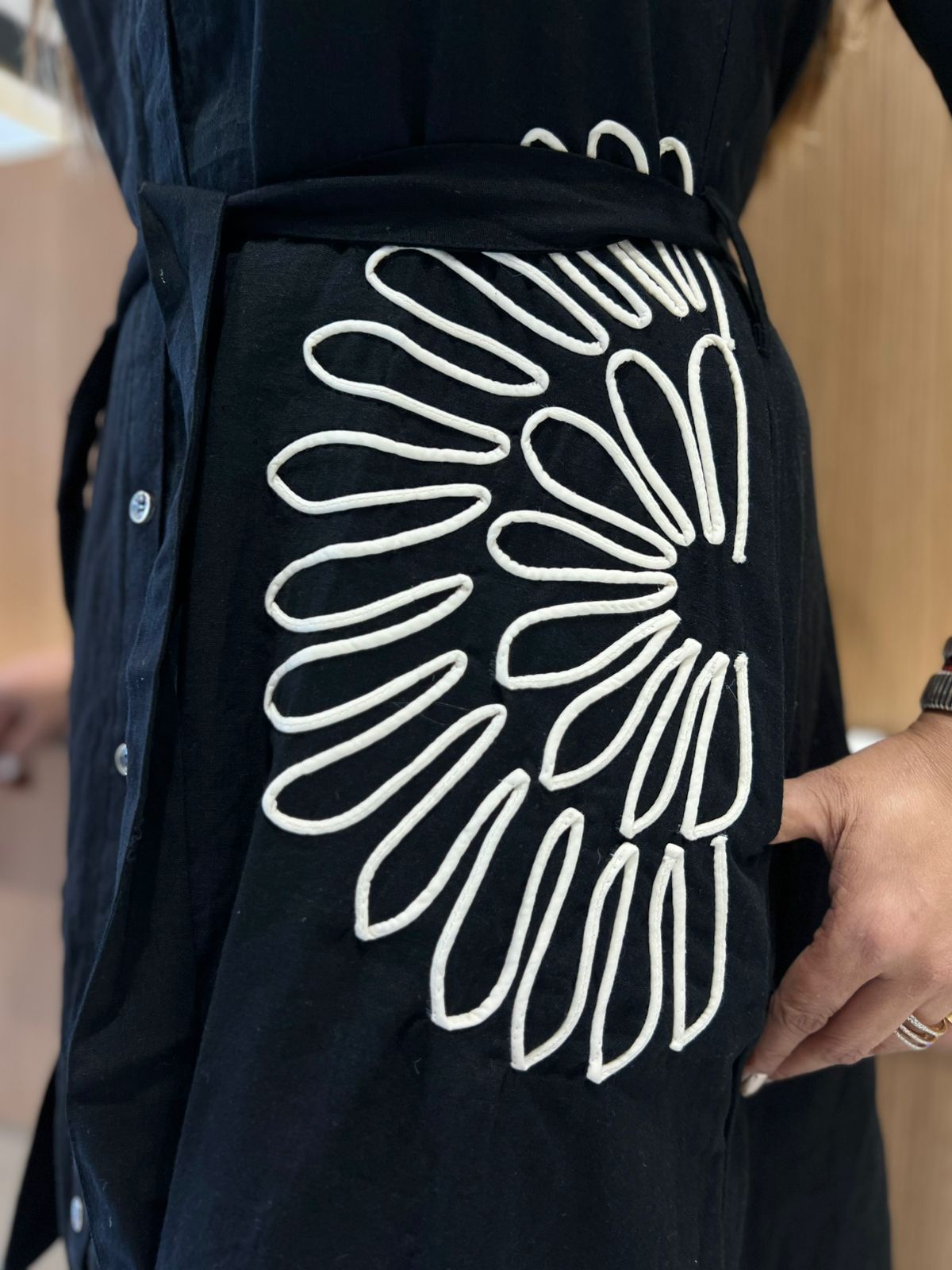 Pure Flex Cotton Black Midi