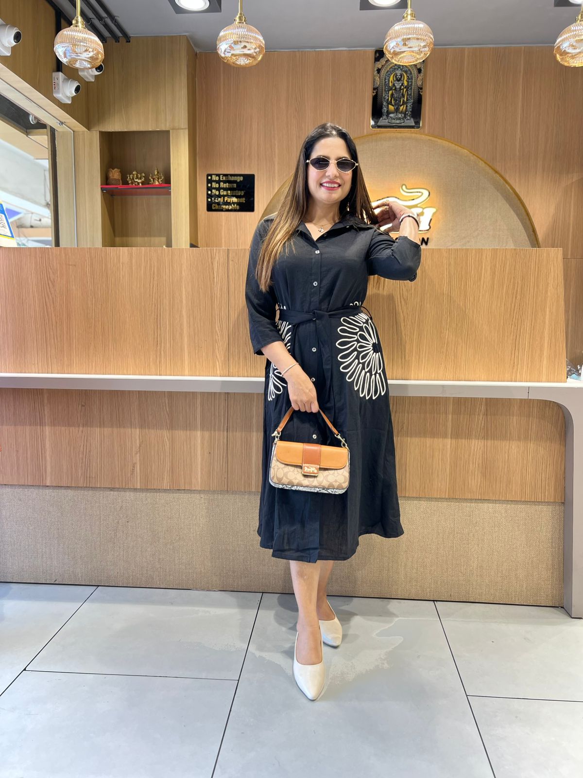 Pure Flex Cotton Black Midi