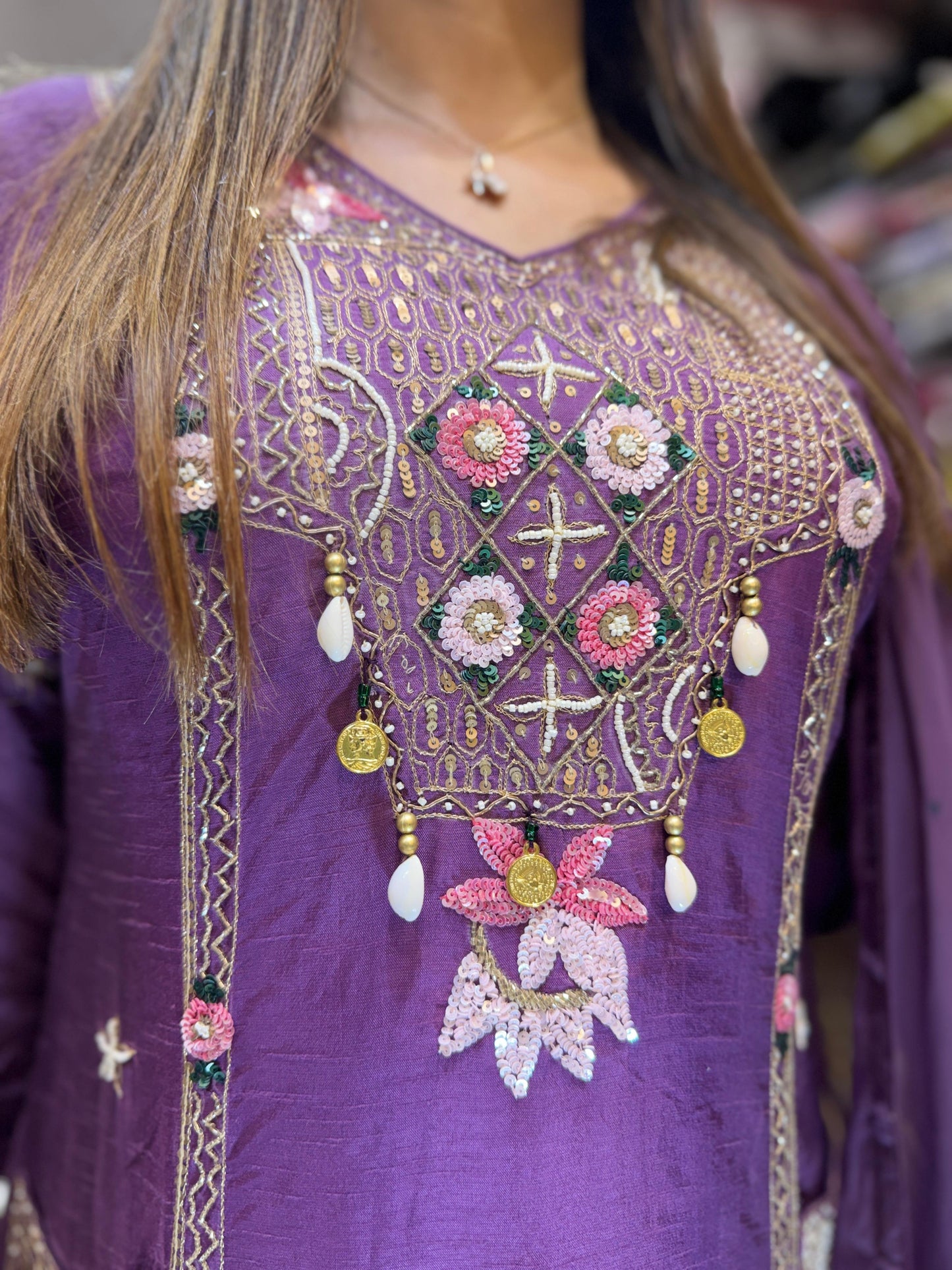 Pure Dola Silk Purple 3pc Set