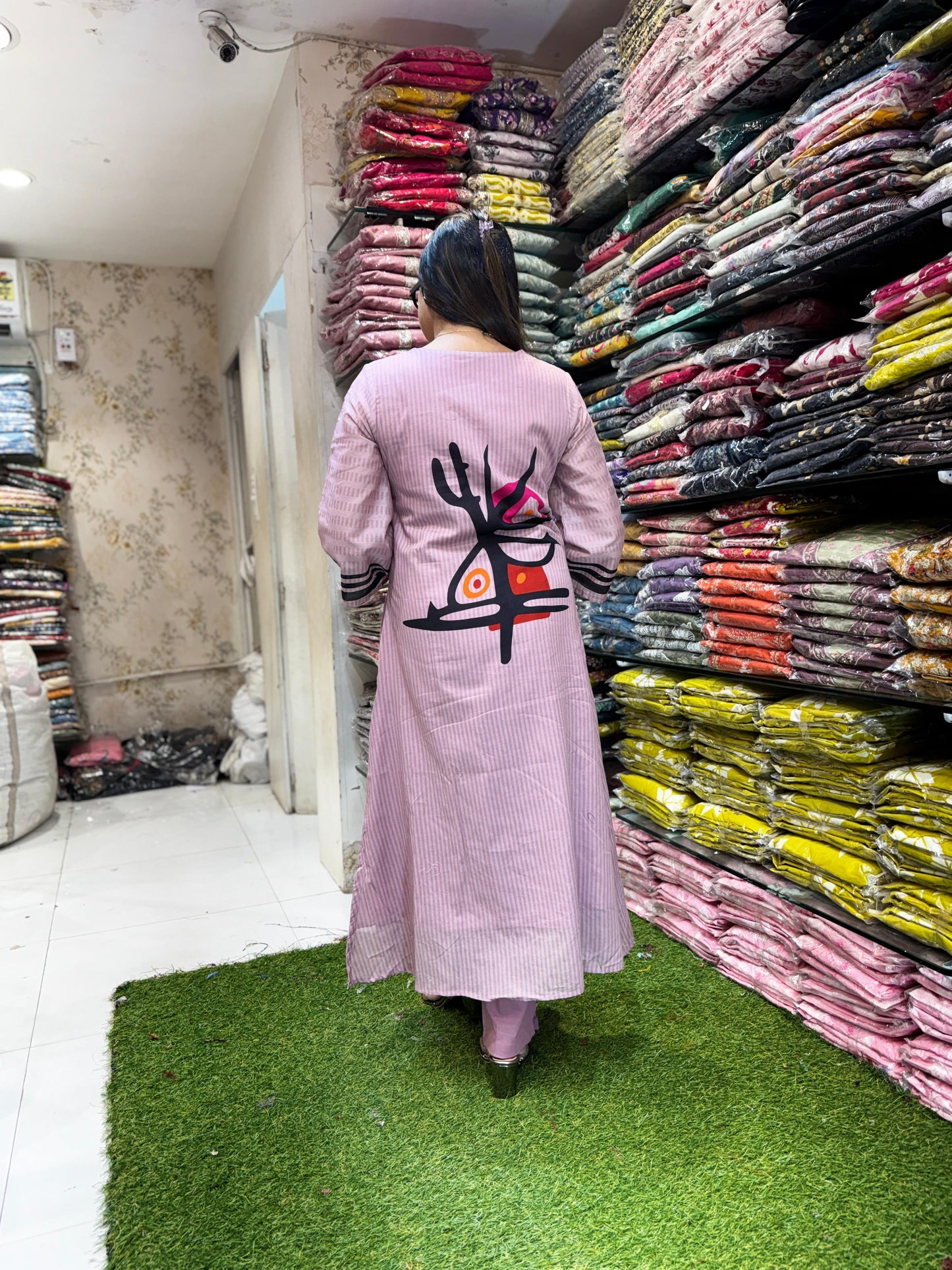 Pure Mull Cotton Onion Pink 2pc Set