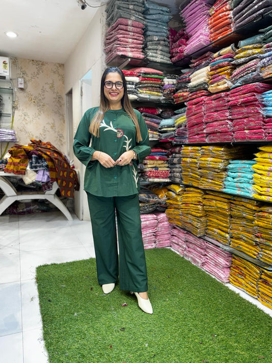 Pure Flex Cotton Green 2pc Set