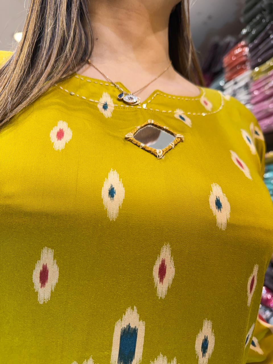 Pure Gaji Silk Yellow 2pc Set