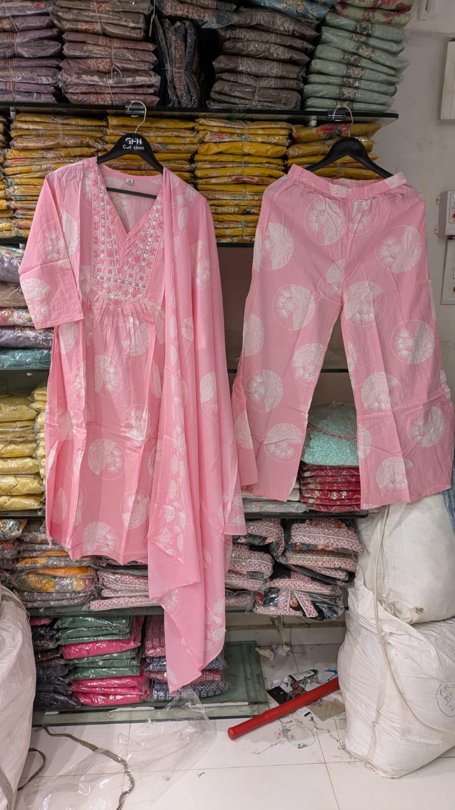 Pure Cotton Baby Pink 3pc Set