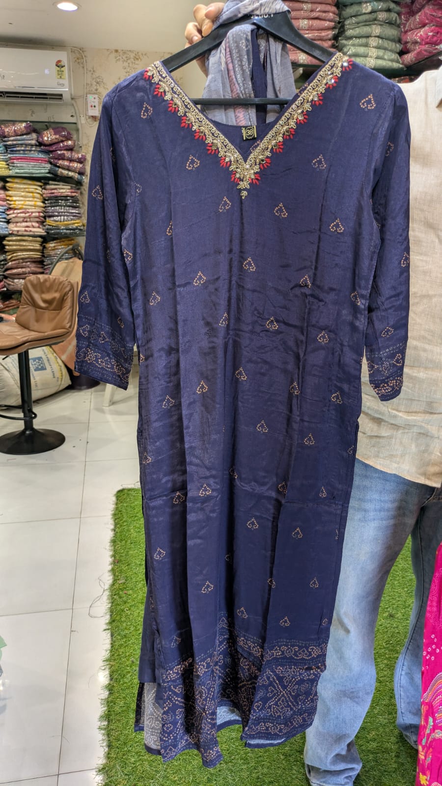 Pure Muslin Blue 3pc Set