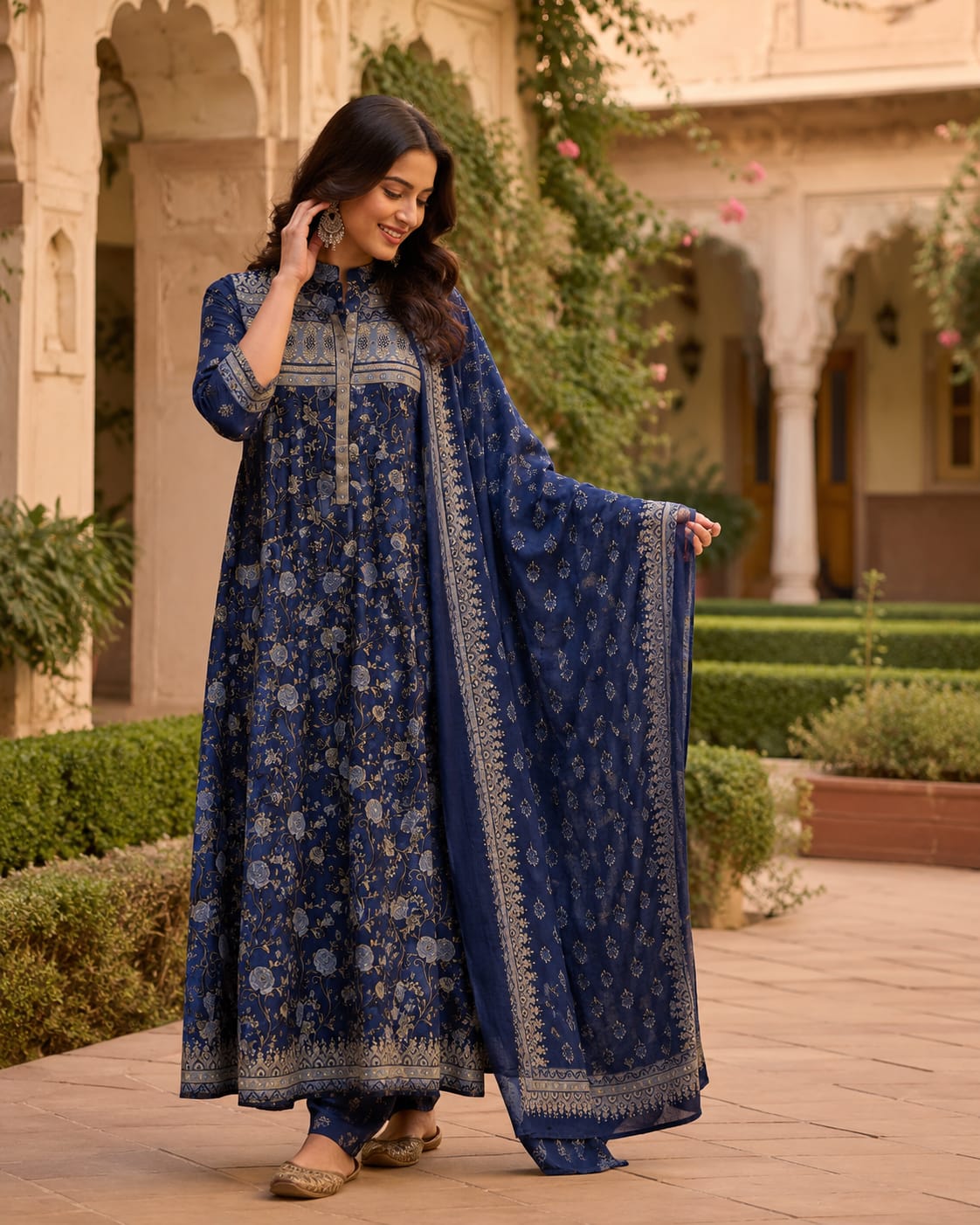 Pure Cotton Blue 3pc Set