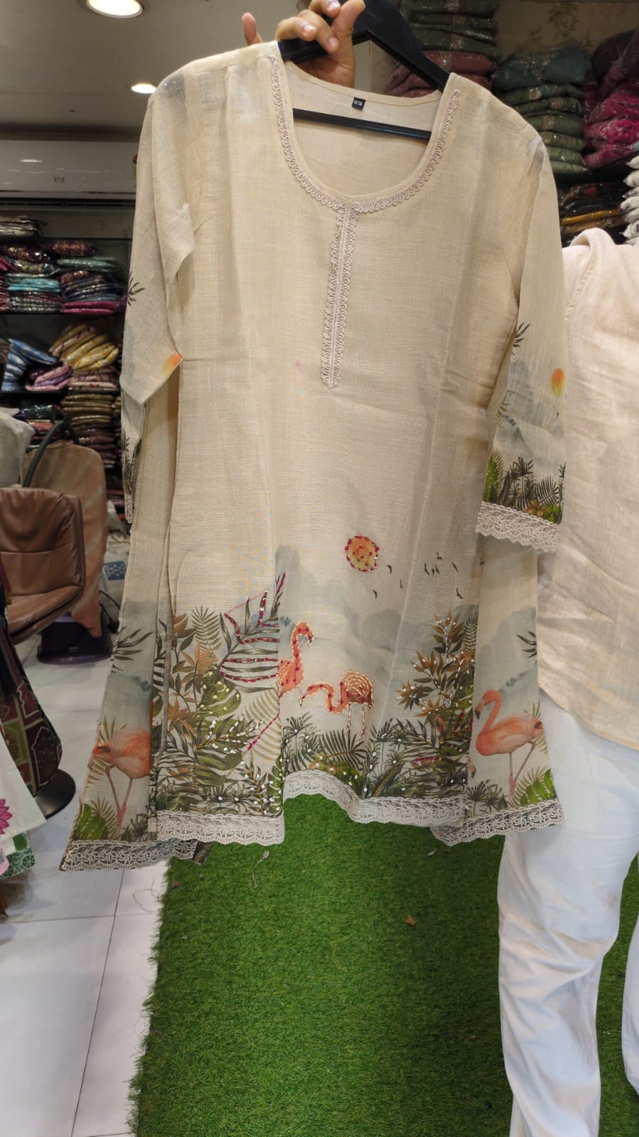 Pure Linen Simmer Off White 2pc Set