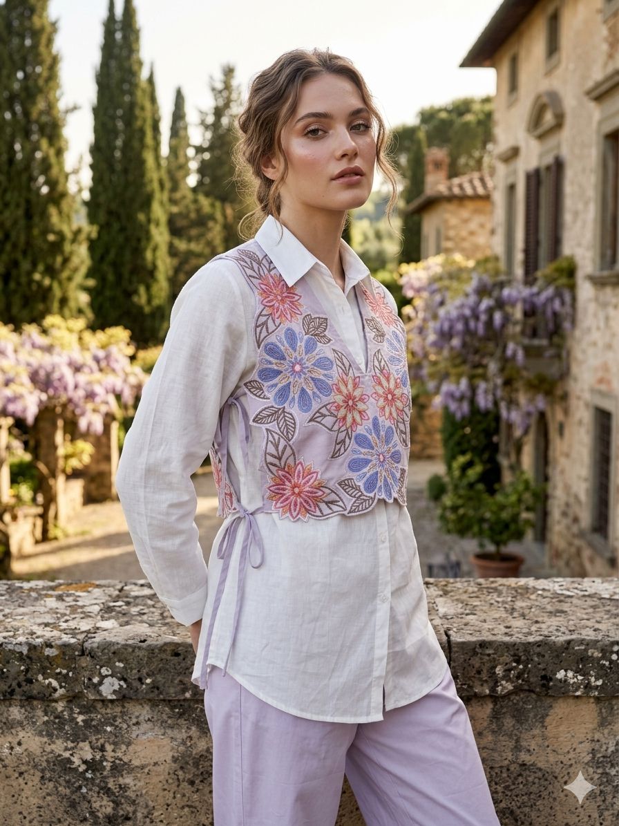 Pure Cotton Light Purple 3pc Set