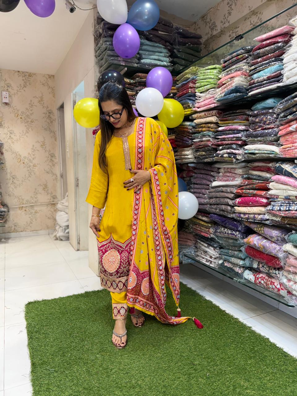 Pure Crep Yellow 3pc Set
