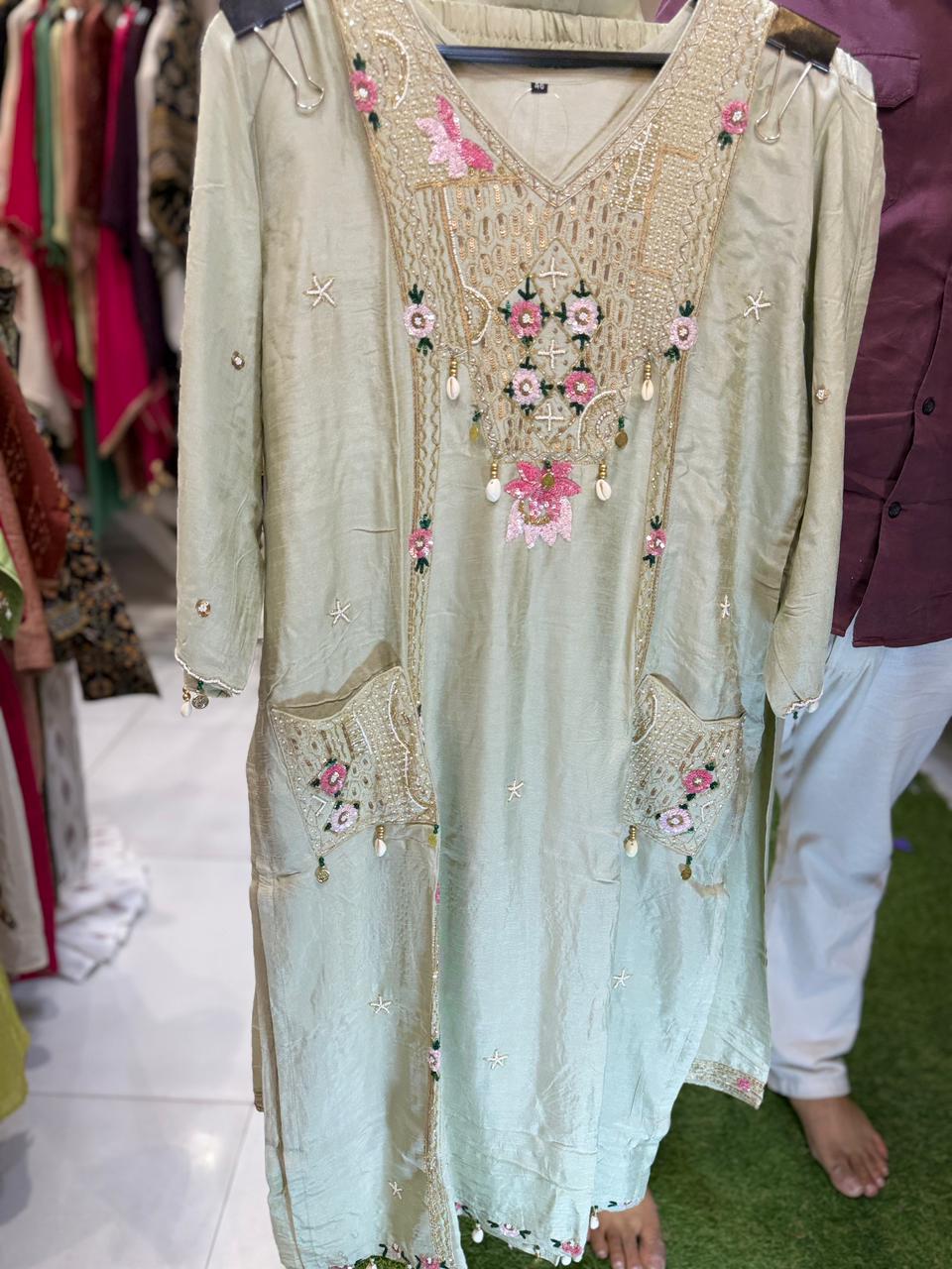 Pure Dola Silk Ivory 3pc Set