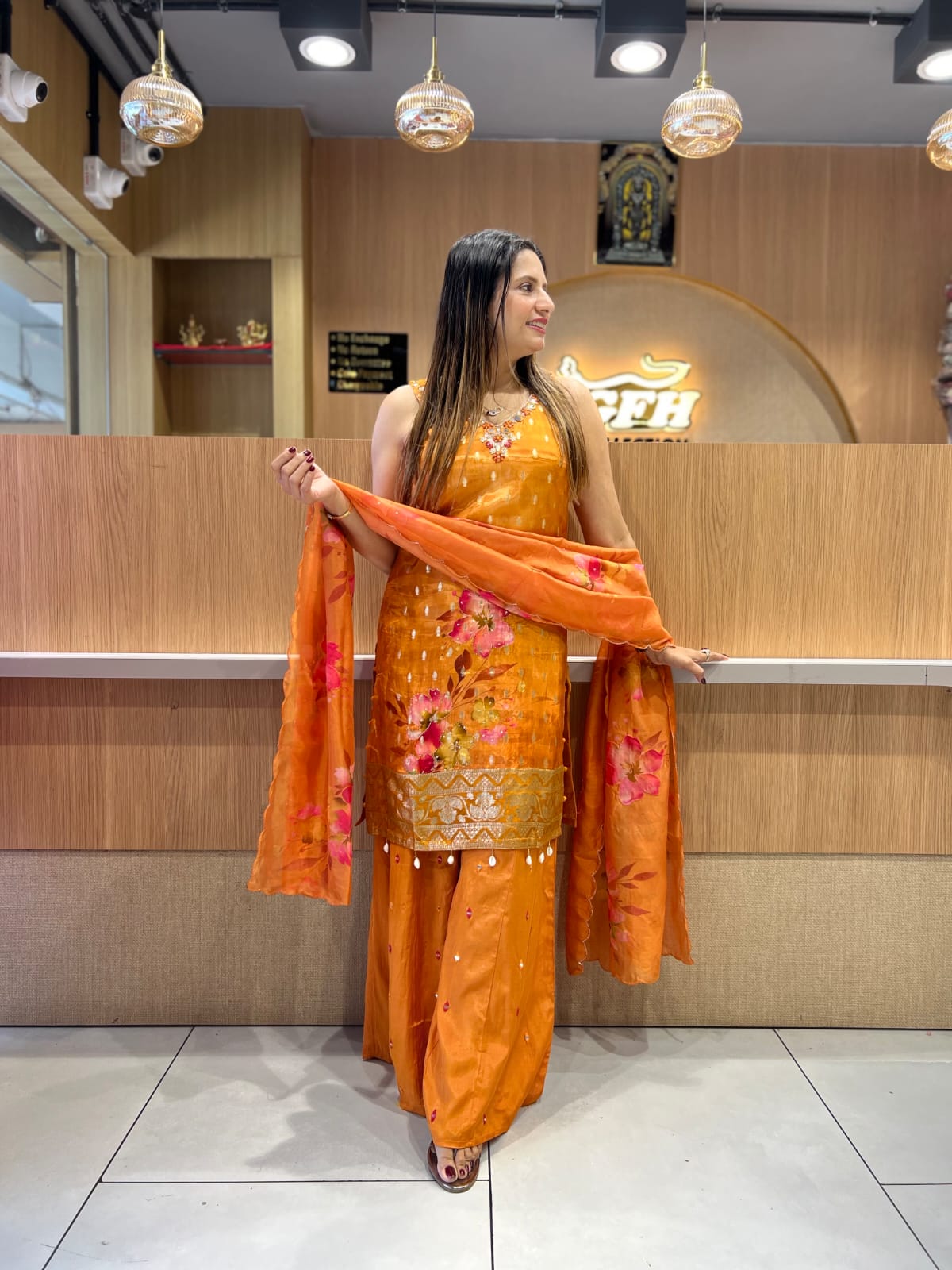 Pure Ho Silk Orange 3pc Set