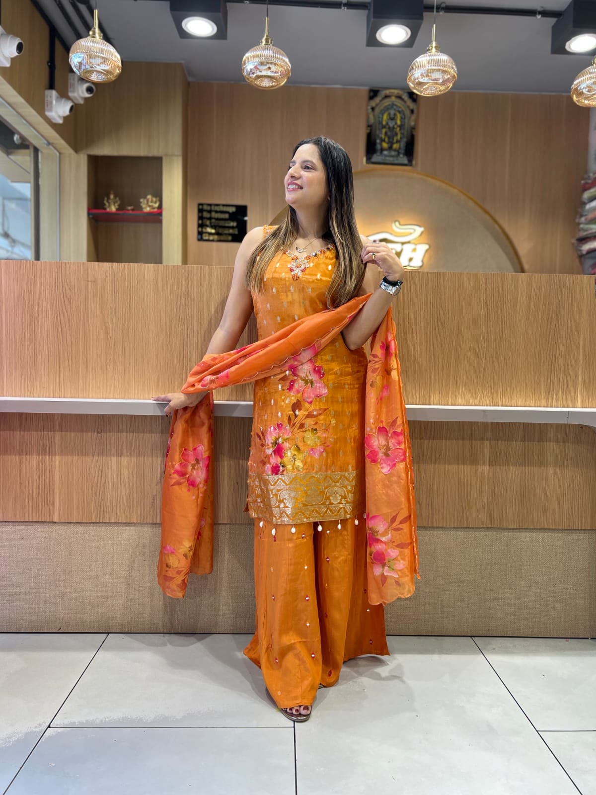Pure Ho Silk Orange 3pc Set