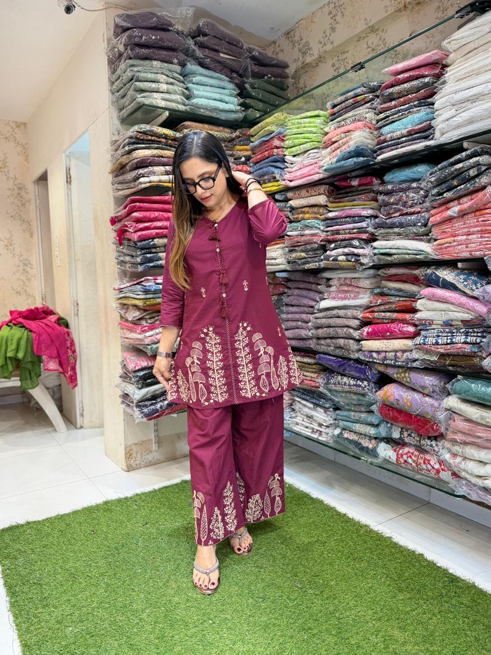 Cotton wine 2pc Set