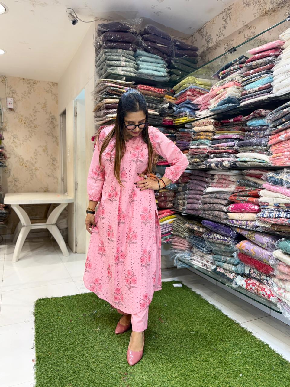 Pure Cotton Pink 2pc Set