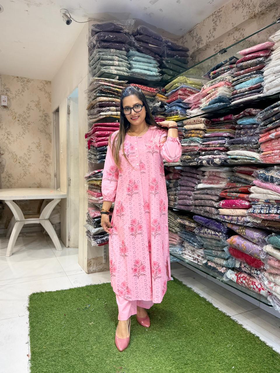 Pure Cotton Pink 2pc Set