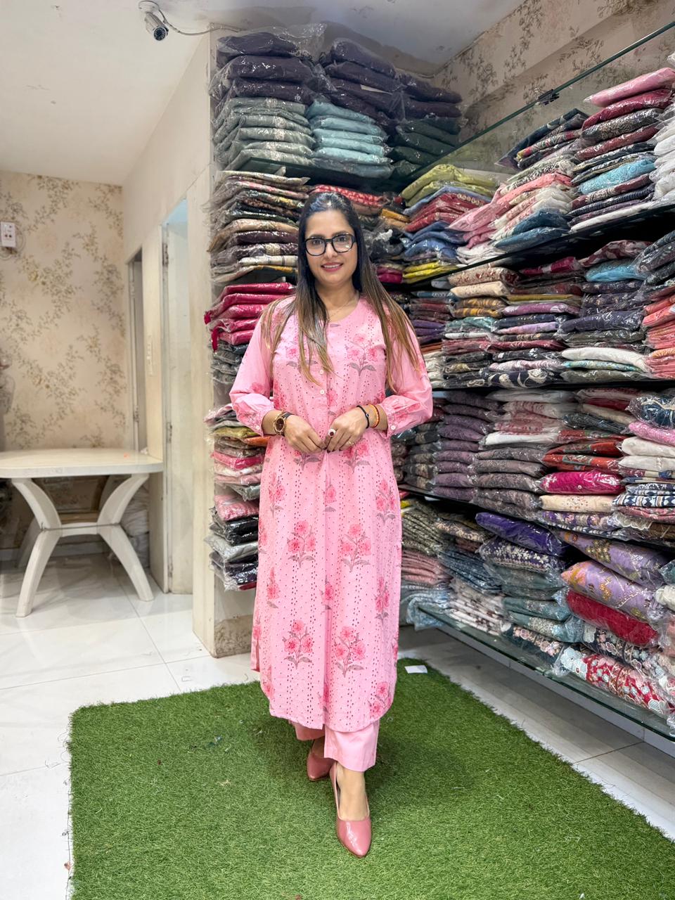 Pure Cotton Pink 2pc Set
