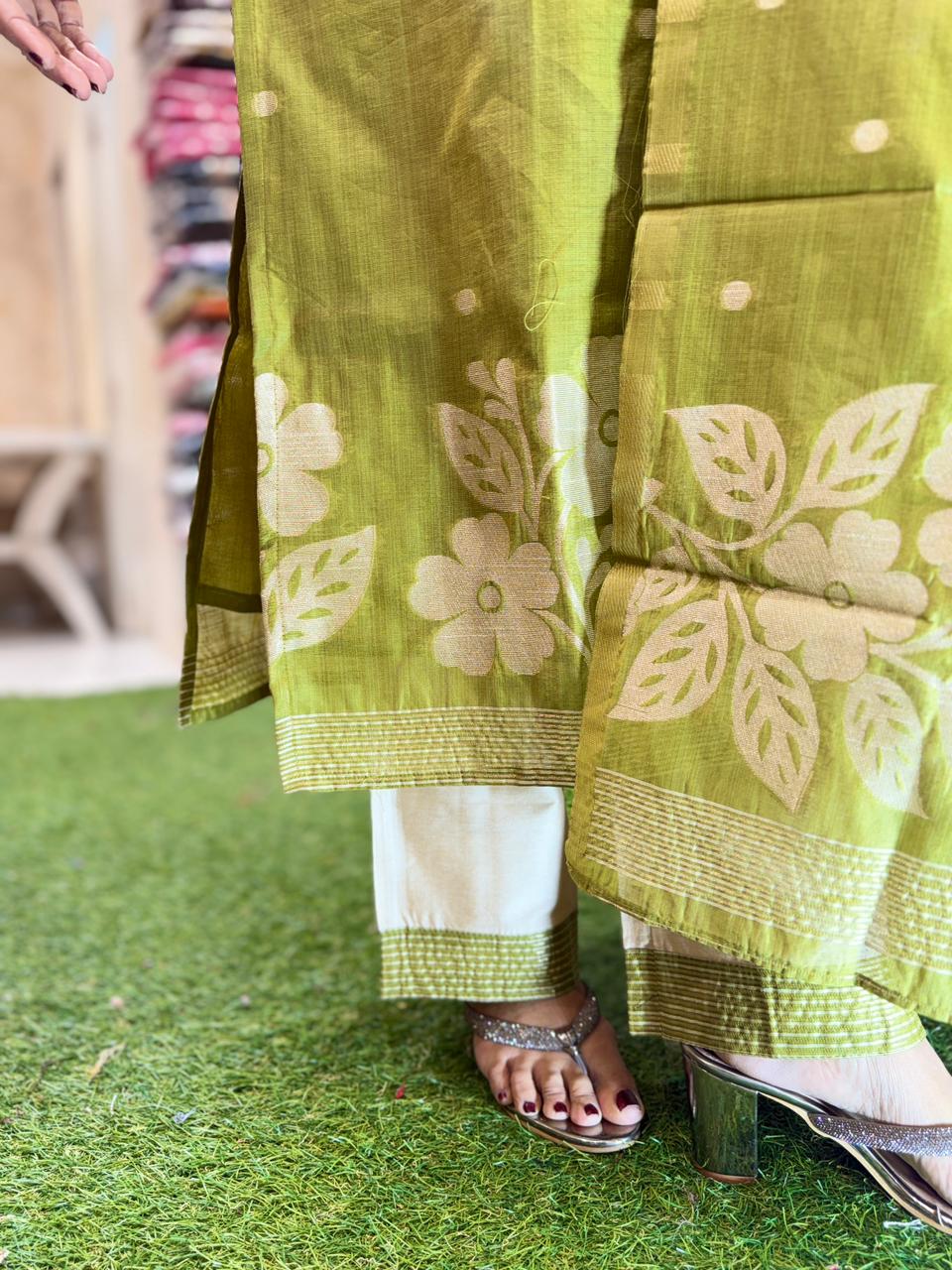 Pure South Silk Green 3pc Set