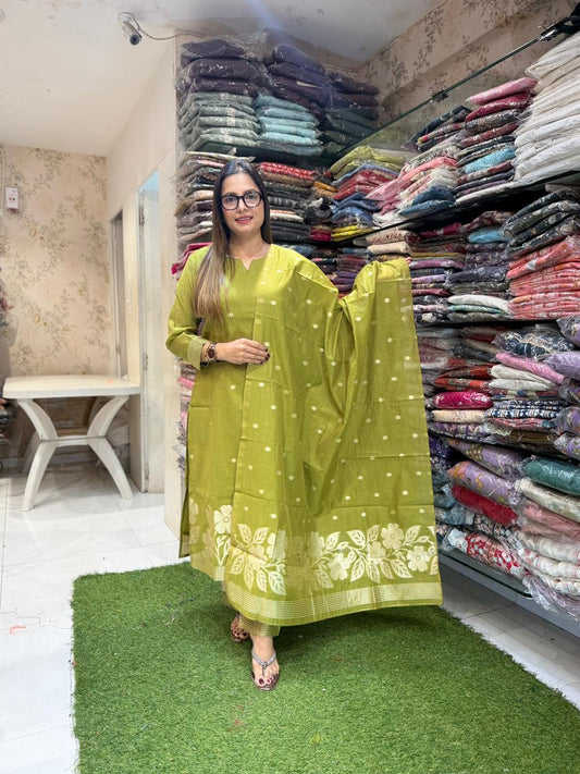 Pure South Silk Green 3pc Set