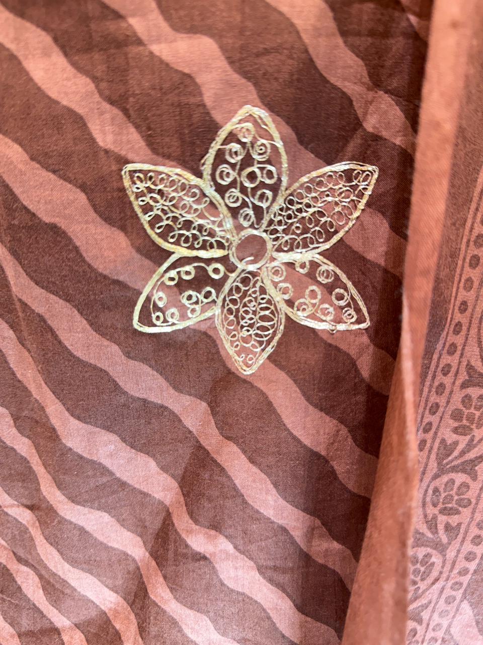 Pure Cotton Brown 3pc Set
