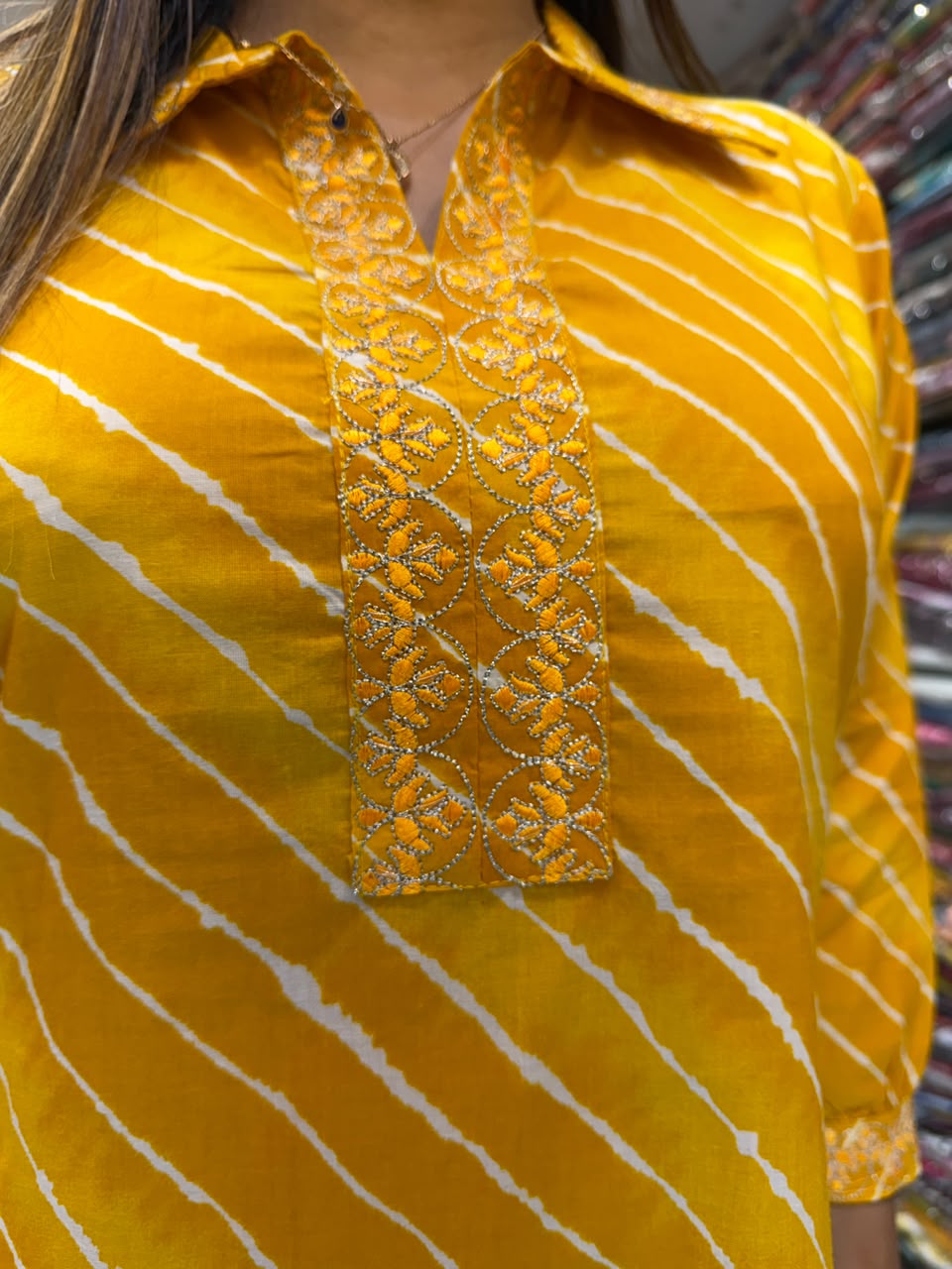 Pure Cotton Yellow 2pc Set