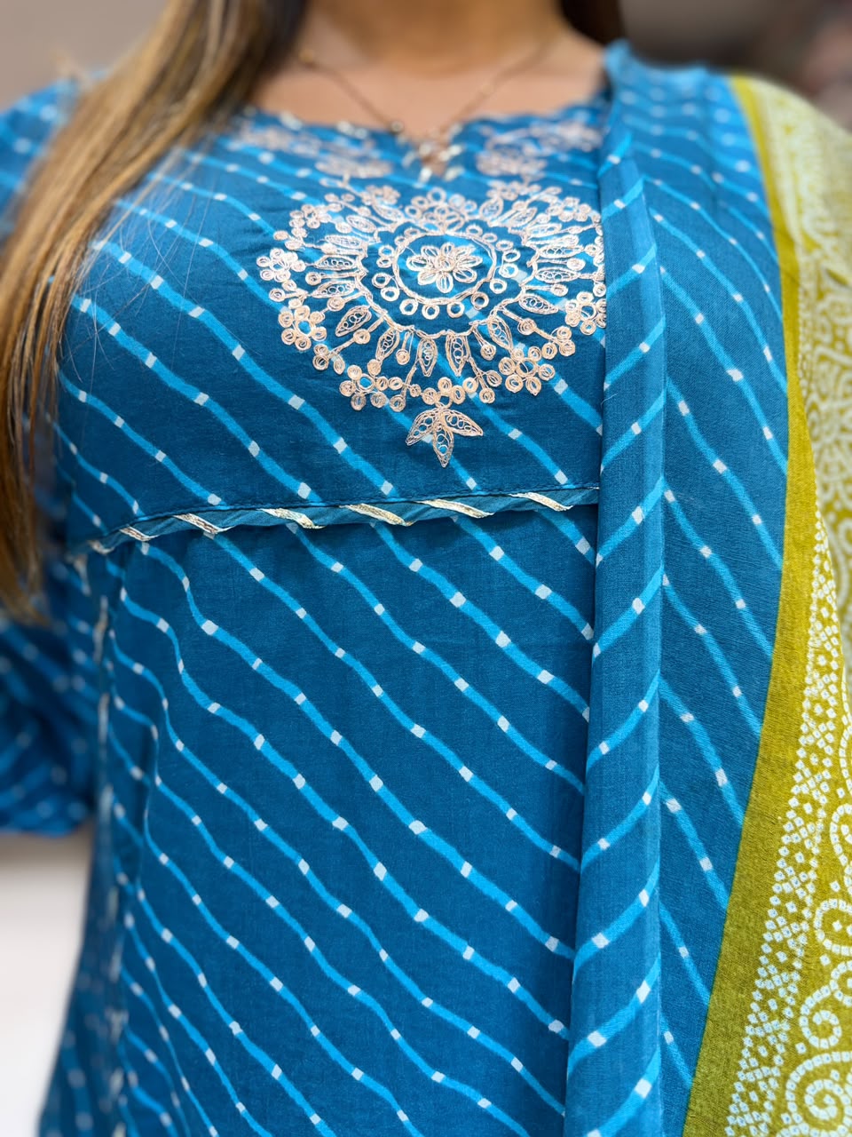Pure Cotton Royal Blue 3pc Set