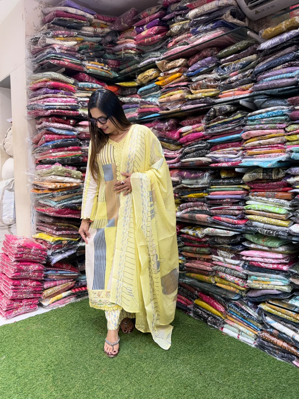 Pure Cotton Lemon Yellow 3pc Set