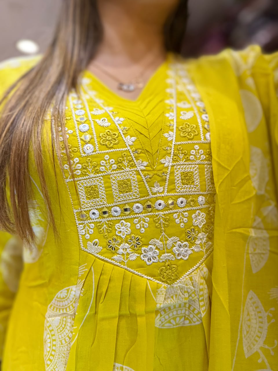 Pure Cotton Yellow 3pc Set