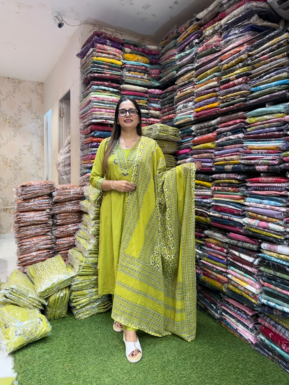 Pure Cotton Green 3pc Set