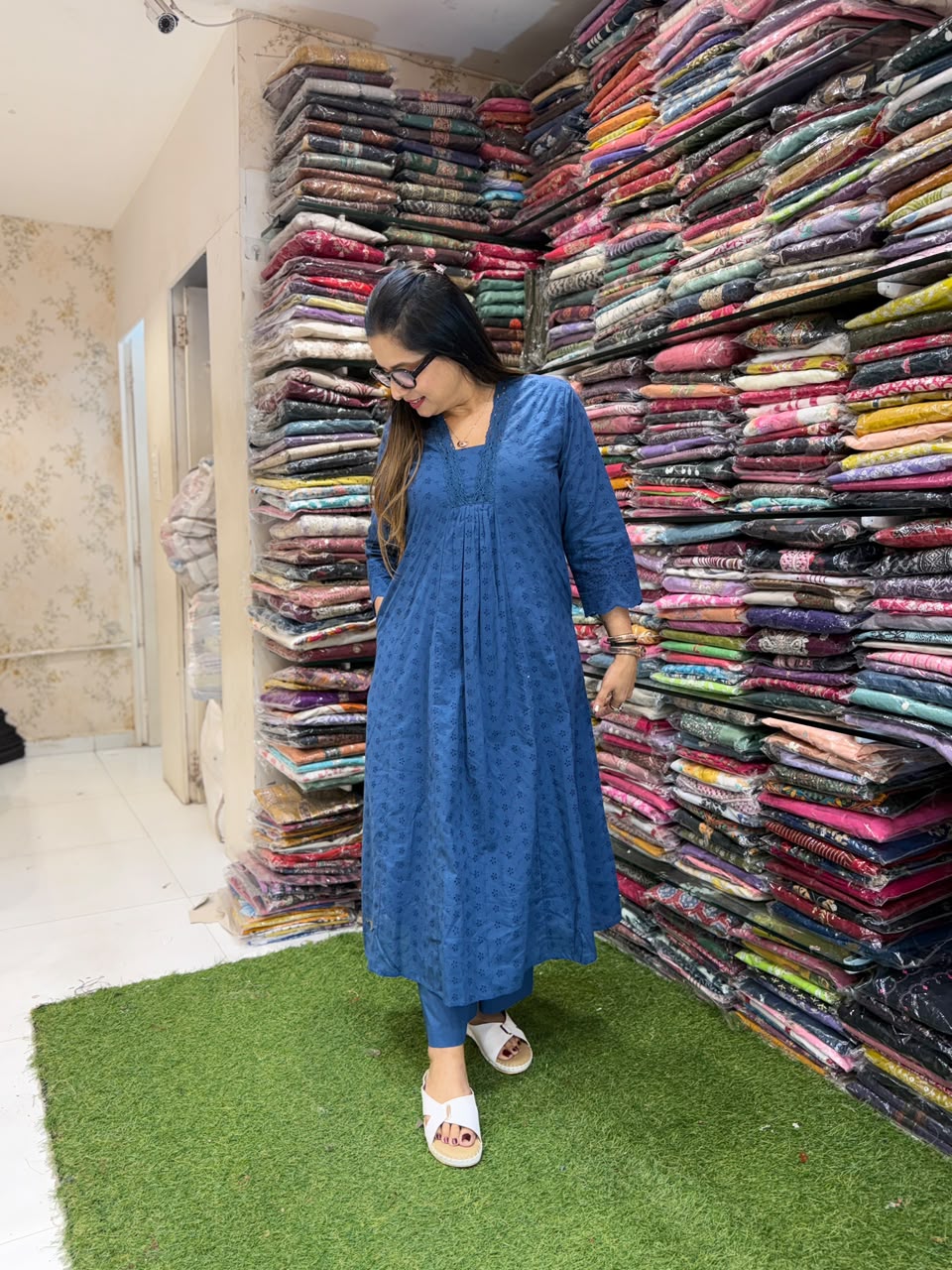 Pure Cotton Blue 2pc Set