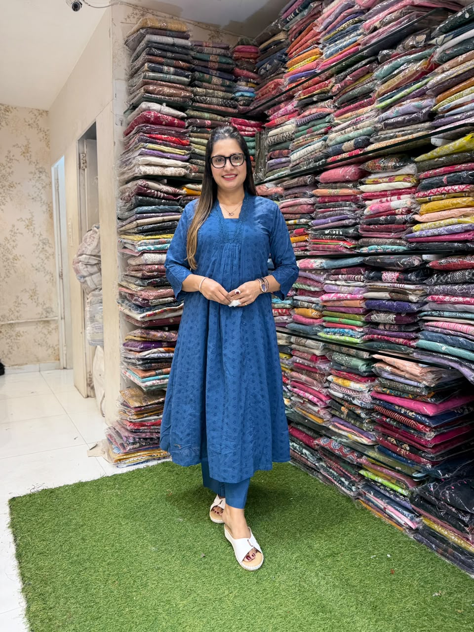 Pure Cotton Blue 2pc Set