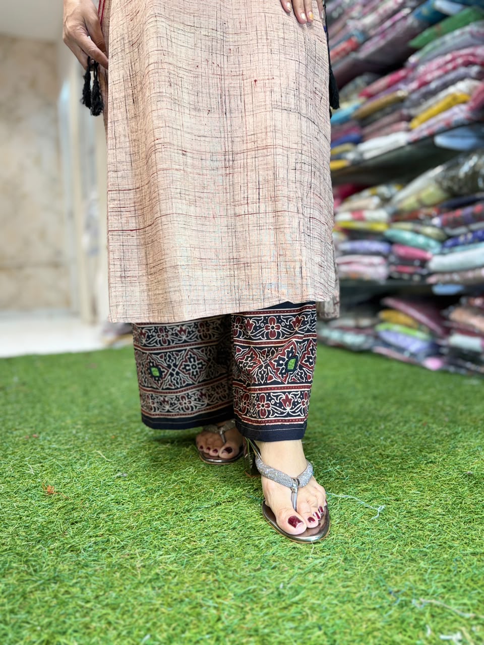 Pure Cotton Beige 2pc Set