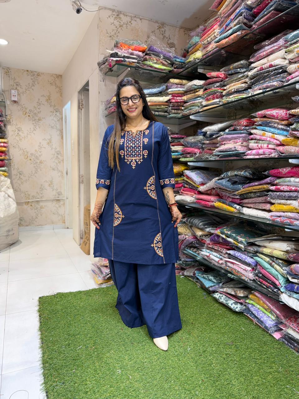Pure Cotton Blue 3pc Set