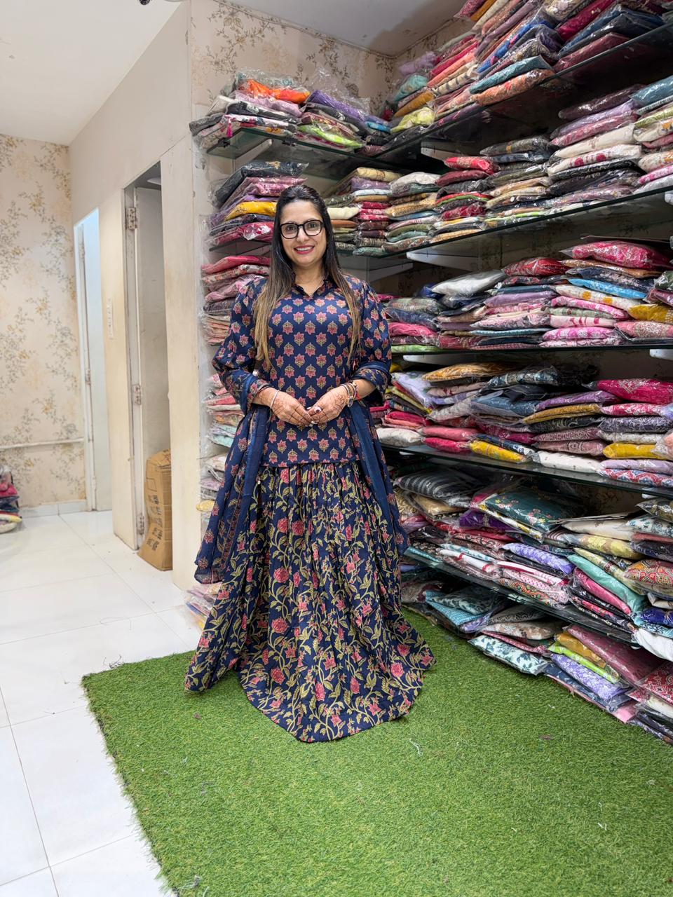 Pure Cotton Blue 3pc Set