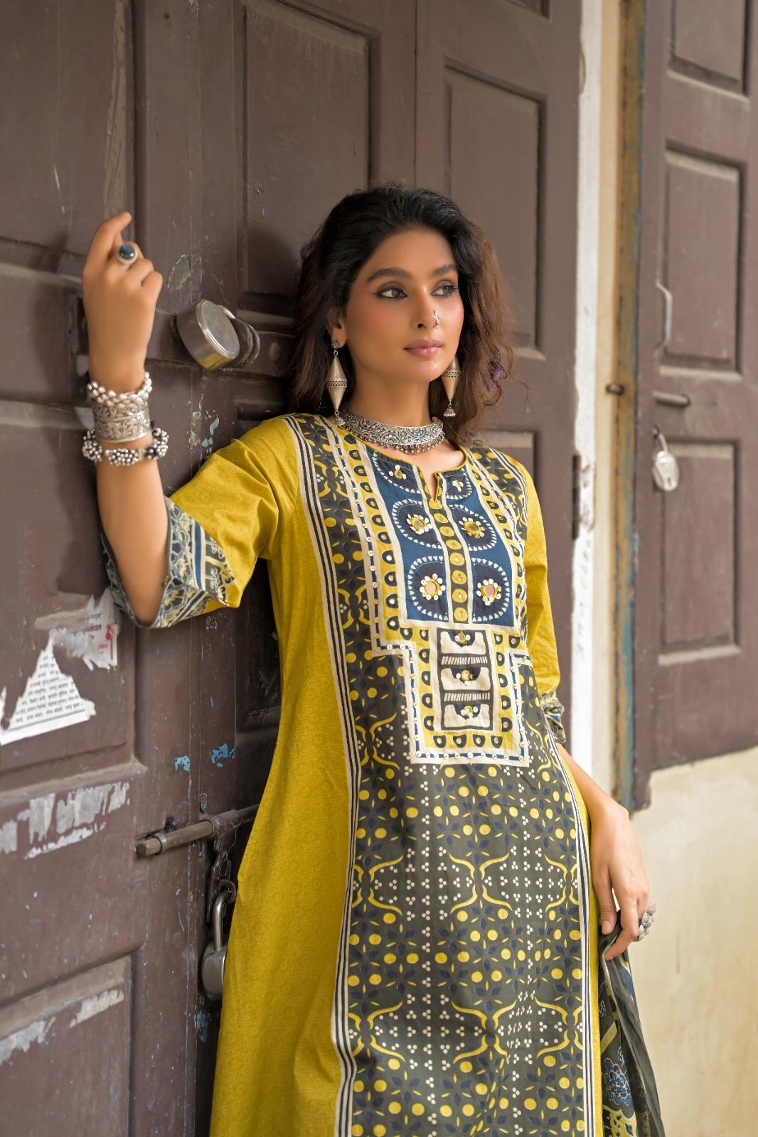 Pure Cotton Lime Green 3pc Set